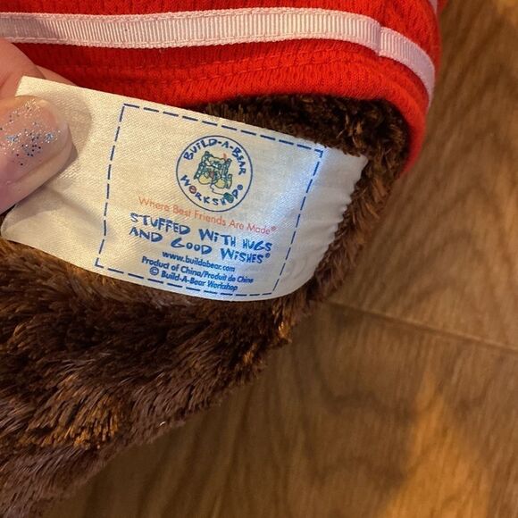 Build A Bear Canada Babw Hockey Monkey Stuffed Bear 18” - Picture 4 of 9